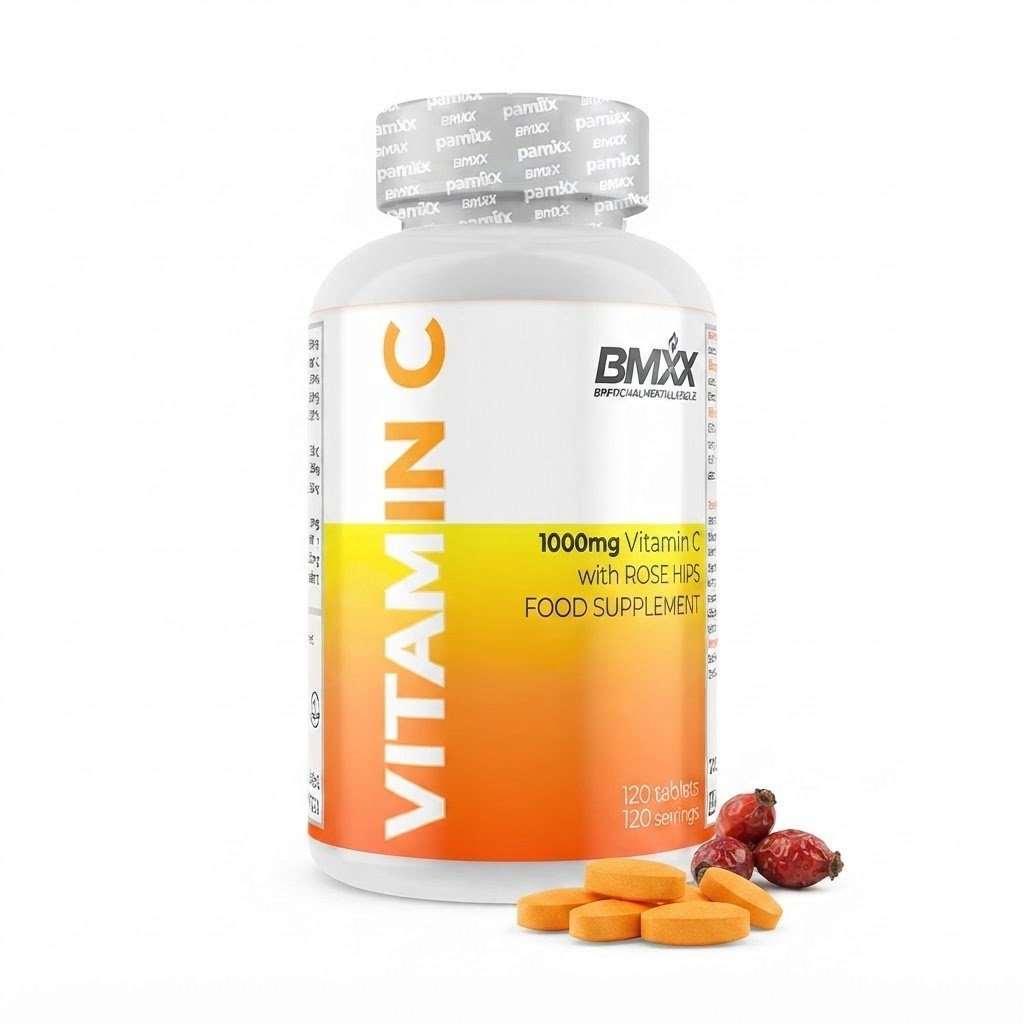 VITAMINE C + ROSE HIPS BMXX
